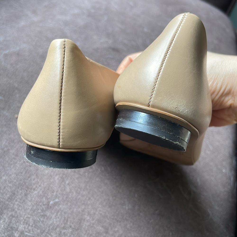 Everlane Womens The 90’s Flat Square Toe Ballet Beige Tan 7.5 - Picture 4 of 12